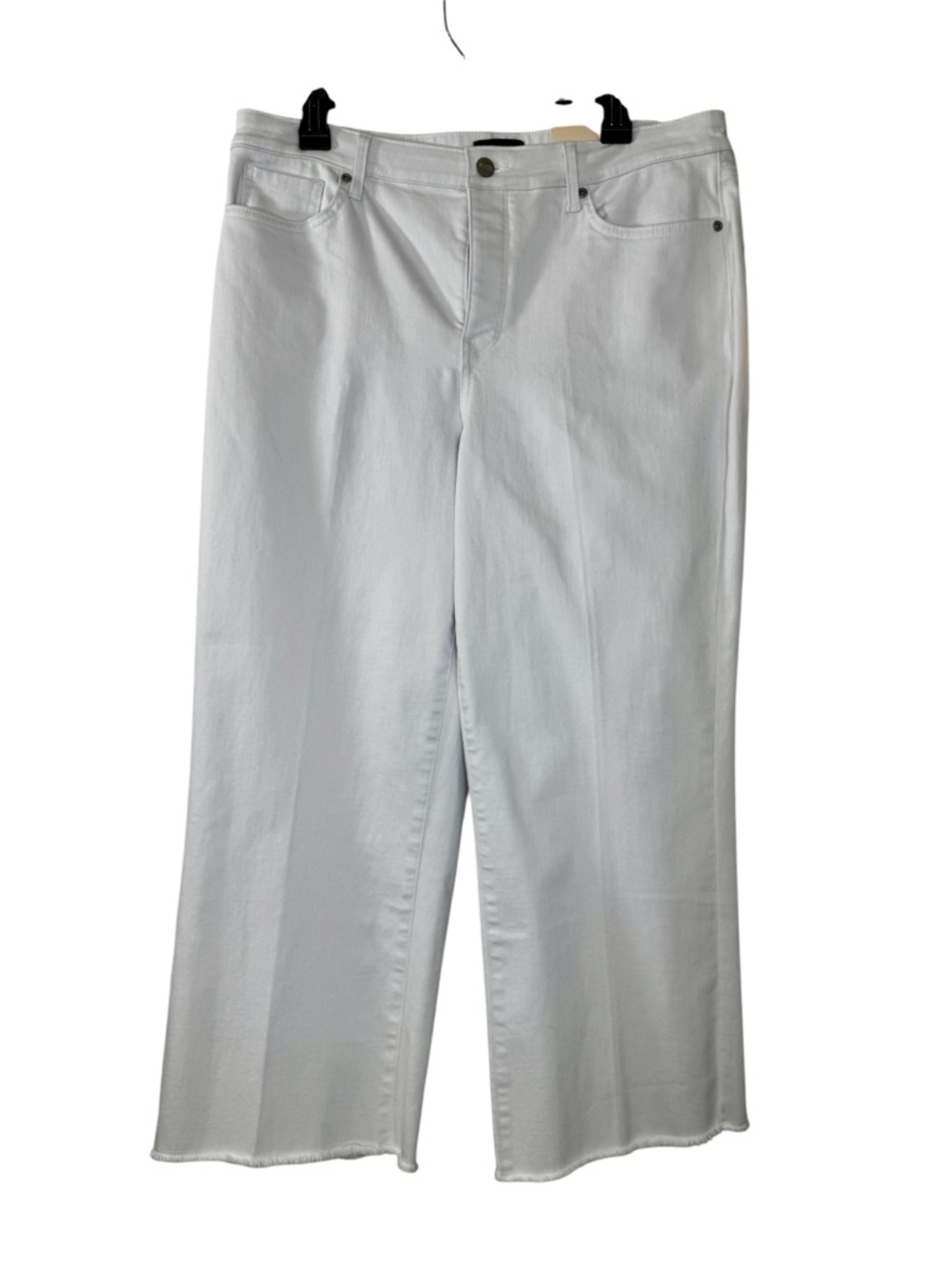 NYDJ White Coco Relaxed Wide Leg Crop Jeans-Size 12 NWT